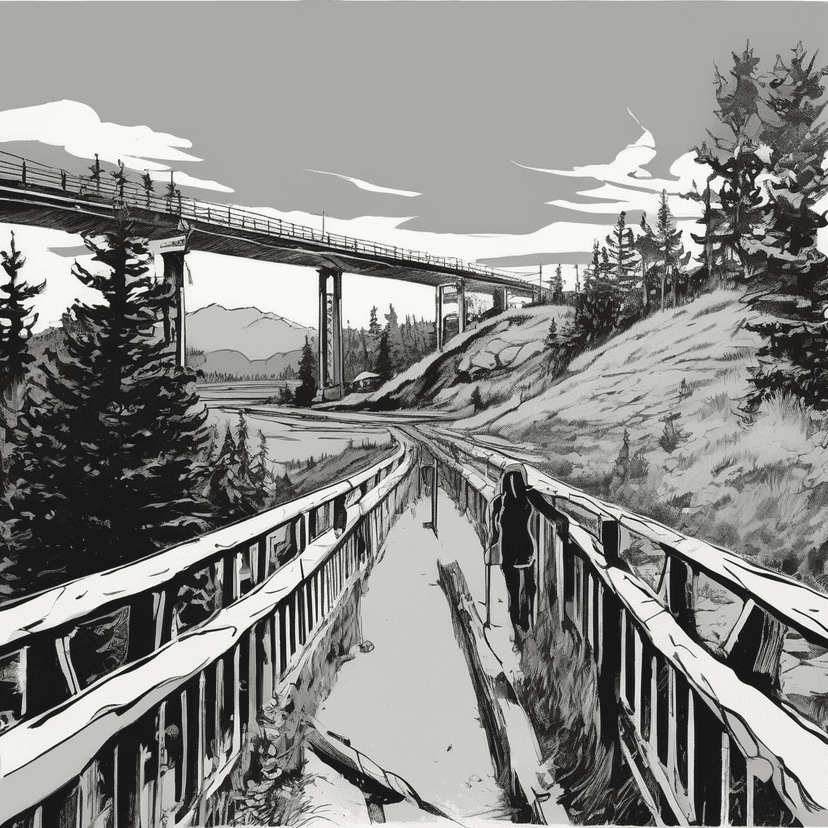 Painting BM to B on Skagit's rail.