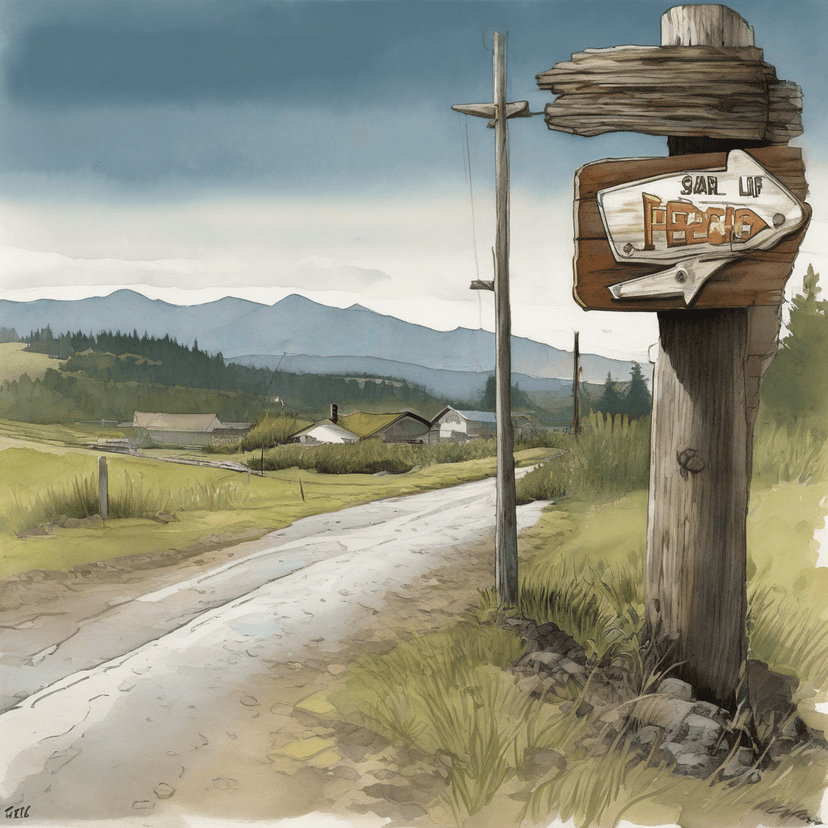 Detour for a House That's Gone